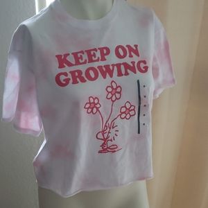 Peanuts NWT Keep on Growing Tee